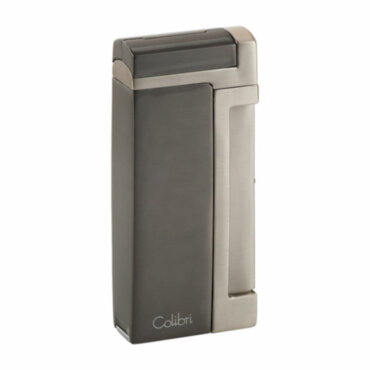 Зажигалка газовая Colibri Trilign Dark Gunmetal & Light Gunmetal