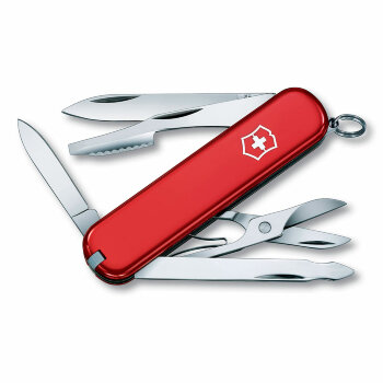 Нож Victorinox Classic красный, 0.6223.B1, 58 мм, 7 функций, красный.