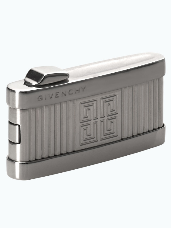 Зажигалка газовая Givenchy MDL3900 Rhodium & Horizontal Line GV 3902