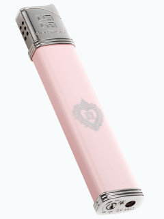 Зажигалка газовая Givenchy G35 Pink Lacquer Heart 4G GV G35-3522
