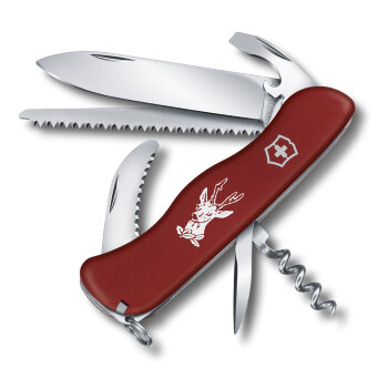 Нож Victorinox Hunter красный, 0,8573, 111 мм, 12 функций, красный.
