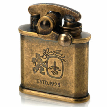 Зажигалка бензиновая Colibri One hand oil lighter brass barrel, CB 308-0053