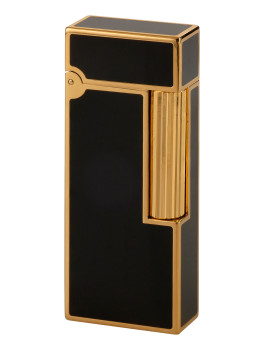 Зажигалка бензиновая Windmill FOX, Luxury Gold epoxy black, WM FOX-0004