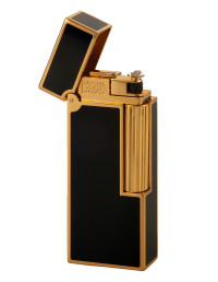 Зажигалка бензиновая Windmill FOX, Luxury Gold epoxy black, WM FOX-0004