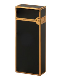Зажигалка бензиновая Windmill FOX, Luxury Gold epoxy black, WM FOX-0004