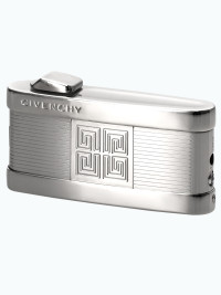 Зажигалка газовая Givenchy MDL3900 Rhodium &amp; Vertical Line GV 3903