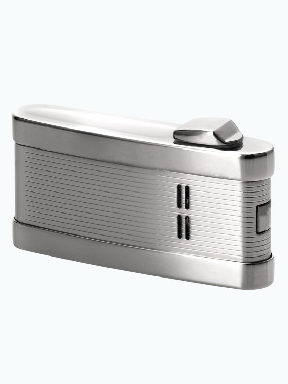 Зажигалка газовая Givenchy MDL3900 Rhodium & Vertical Line GV 3903