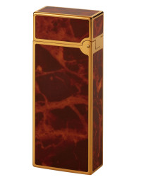 Зажигалка бензиновая Windmill FOX, Luxury Gold epoxy brown marble, WM FOX-0005