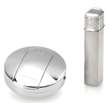 Набор: зажигалка и пепельница Givenchy Подарочные наборы Shiny Silver, GV GA1-01-1601 Набор: зажигалка и пепельница Givenchy Подарочные наборы Shiny Silver, GV GA1-01-1601