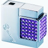Зажигалка газовая Windmill GEMMY Crystal Chrome Polich/Crystal Lavender WM W07-1001