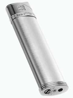 Зажигалка газовая Givenchy MDL2800 Silver Satin GV 2802