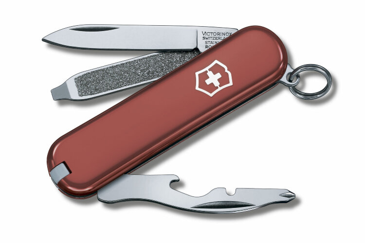 Нож Victorinox Classic red, 0.6163, 58 мм, 9 функций, красный.
