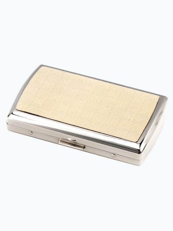 Портсигар Givenchy MDL GC3 Ivory-Leather, Dia-Silver GV GC3-0003