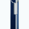 Зажигалка газовая Windmill SQUARE Flint Flint Dia Silver Blue Lacquer WM SF38-0007