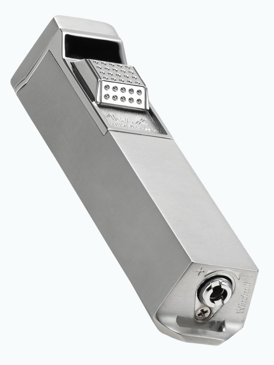 Зажигалка газовая Windmill 4WX FFS Aluminum Chrome Satin WM 4WX-0001