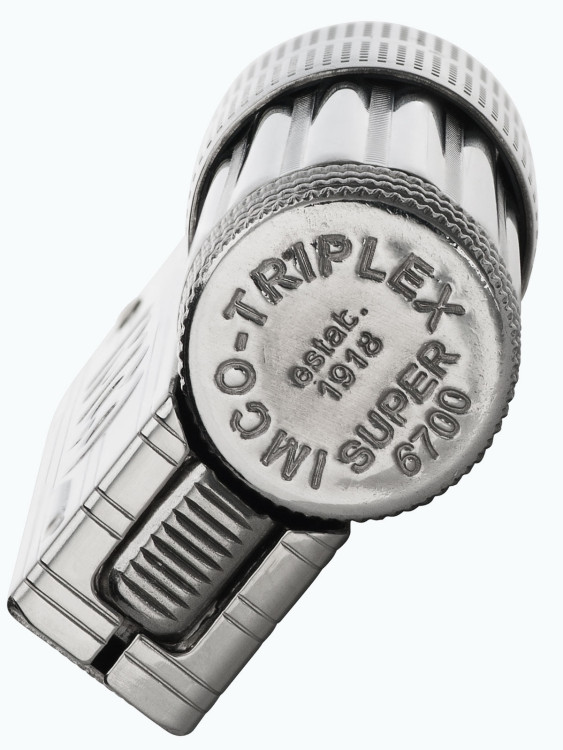 Зажигалка бензиновая Imco Triplex Super 6700 Nickel Imco Logo IM 67-61391