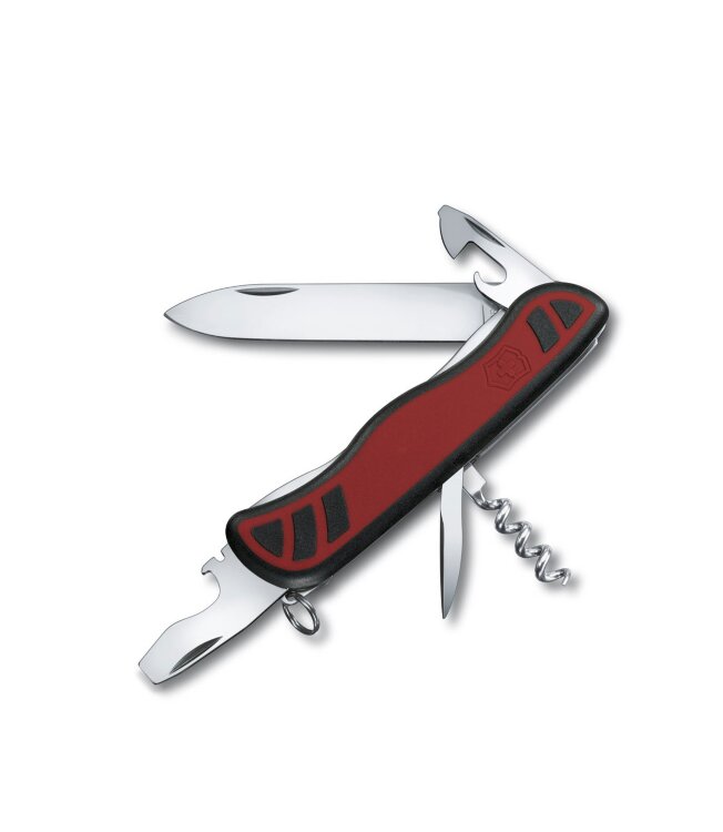 Нож Victorinox Nomad красно-черный, 0.8351.CB1, 111 мм, 11 функций, красный.