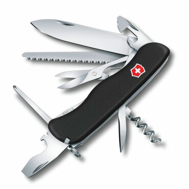 Нож Victorinox Outrider черный, 0,8513.3, 111 мм, 14 функций, черный.