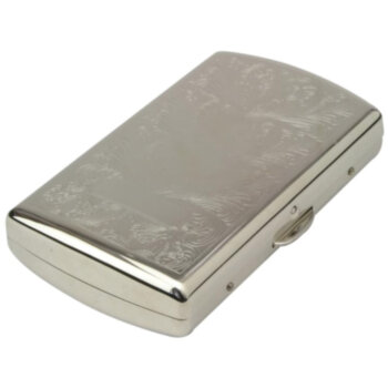 Портсигар Tsubota Pearl Case 12 Nickel arabesque TSU 1-21429-81