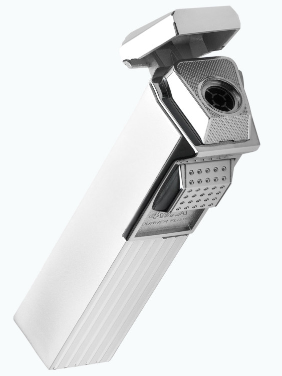 Зажигалка газовая Windmill 4WX FFS Silver Pearl / Vertical Line WM 4WX-0005