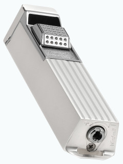 Зажигалка газовая Windmill 4WX FFS Silver Pearl / Vertical Line WM 4WX-0005