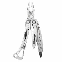Мультитул Leatherman Skeletool, 830922, 100 мм, 7 функций, серебристый, коробка подарочная.