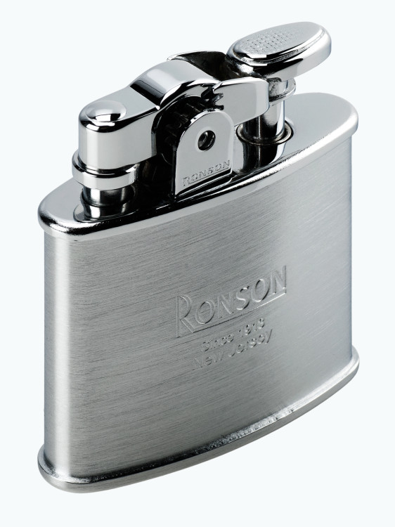 Зажигалка бензиновая Ronson Standart Chrome Satin RN R02-0026