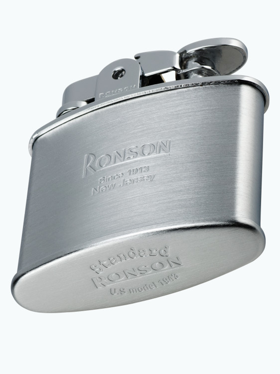 Зажигалка бензиновая Ronson Standart Chrome Satin RN R02-0026