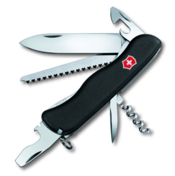 Нож Victorinox Forester черный, 0.8363.3, 111 мм, 12 функций, черный.