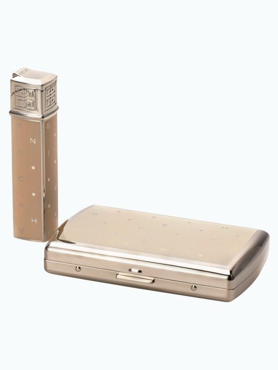 Зажигалка газовая Givenchy Gift Set GC3 Polka Dots Ivory, Dia Silver GV GC3-0006-G1655