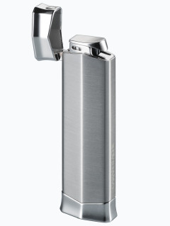 Зажигалка газовая Caran d'Ache CD 02 Rhodium Satin Finish CD02-2001