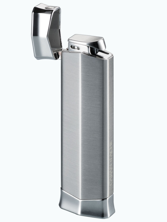 Зажигалка газовая Caran d'Ache CD 02 Rhodium Satin Finish CD02-2001