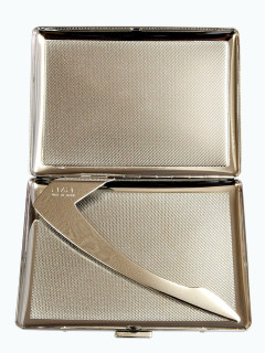 Портсигар TSUBOTA PEARL из гладкой кожи Черный TSU 1-04492-10