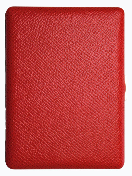 Портсигар TSUBOTA PEARL из гладкой кожи Красный TSU 1-04492-20