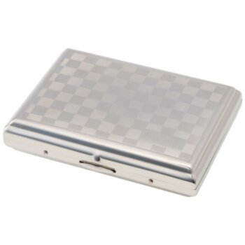 Портсигар Tsubota Pearl Case 16 Nickel checker TSU 1-90453-81