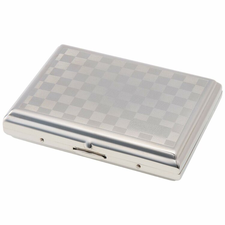 Портсигар Tsubota Pearl Case 16 Nickel checker TSU 1-90453-81