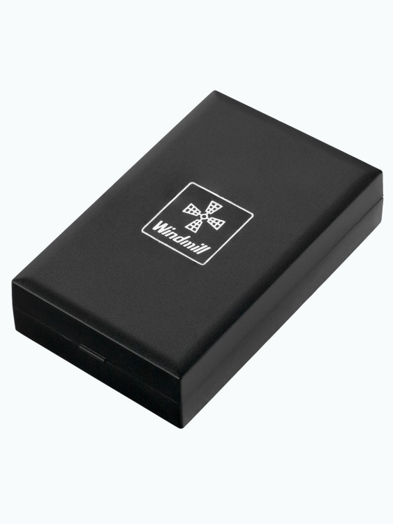 Зажигалка газовая Windmill MF-76 Oval Shape Flint Black Chrome Brier Marble Lacquer WM M76-0006
