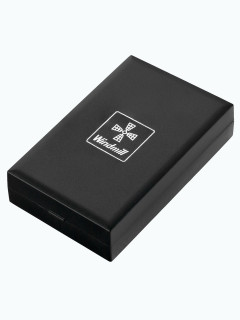 Зажигалка газовая Windmill MF-76 Oval Shape Flint Black Chrome Brier Marble Lacquer WM M76-0006