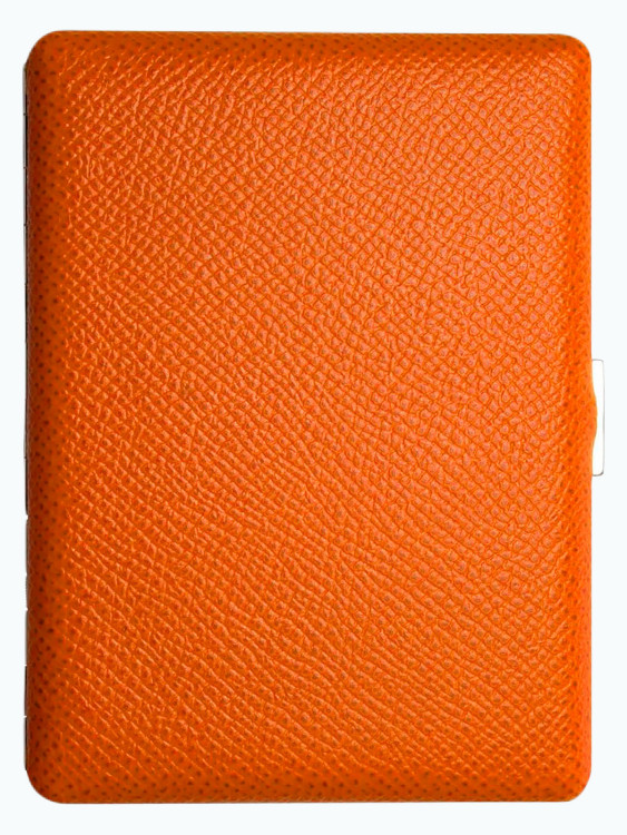 Портсигар TSUBOTA PEARL из гладкой кожи Оранжевый TSU 1-04492-27