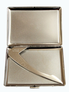 Портсигар TSUBOTA PEARL из гладкой кожи Оранжевый TSU 1-04492-27