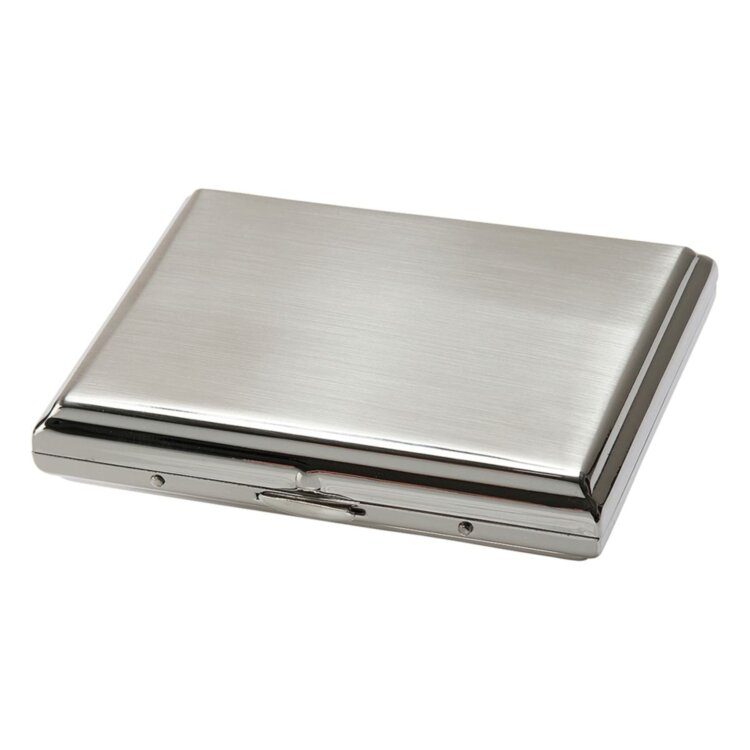 Портсигар Tsubota Pearl Case 16 Nickel satin TSU 1-90426-81