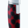 Зажигалка газовая Windmill MF-76 Oval Shape Flint Black Chrome Red Marble Lacquer WM M76-0004