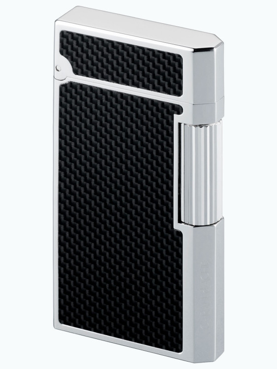 Зажигалка газовая Caran d'Ache Limited Carbon Fibre Silver CR 5836-426
