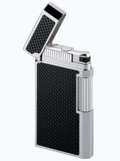 Зажигалка газовая Caran d'Ache Limited Carbon Fibre Silver CR 5836-426
