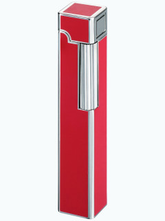 Зажигалка газовая Windmill SQUARE Flint Dia Silver Red Lacquer WM SF38-0006