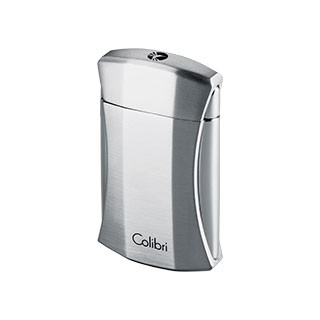 Зажигалка газовая Colibri Ambiance Satin Silver & Polished Silver CB QTR-743002E
