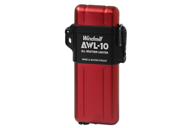 Зажигалка газовая Windmill AWL-10 Turbo Red & Black, WM 307-3005