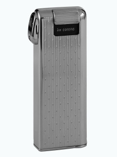 Зажигалка газовая IM CORONA Pipe Master Chrome Vertical Line Stars IC 33-3210