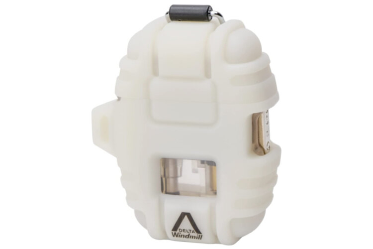 Зажигалка газовая Windmill Delta Clear Beige, WM 390-1004