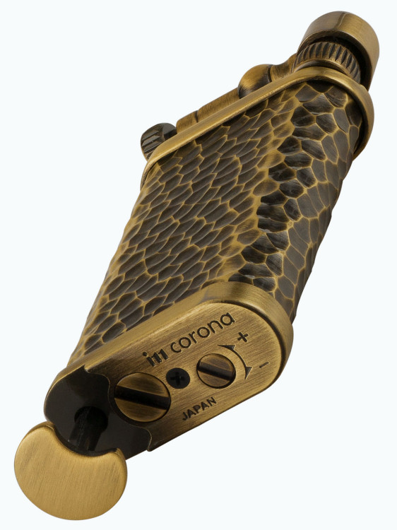 Зажигалка газовая IM CORONA Old Boy Antique Brass/Hammer Tone IC 64-2217